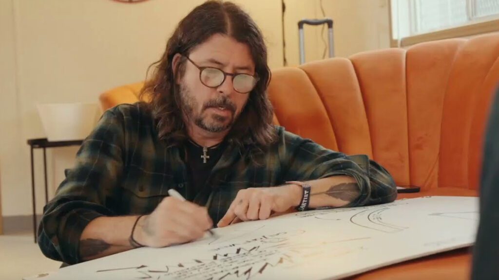 Dave Grohl Hand Draws “diy Beer Bong” And “how To Smuggle