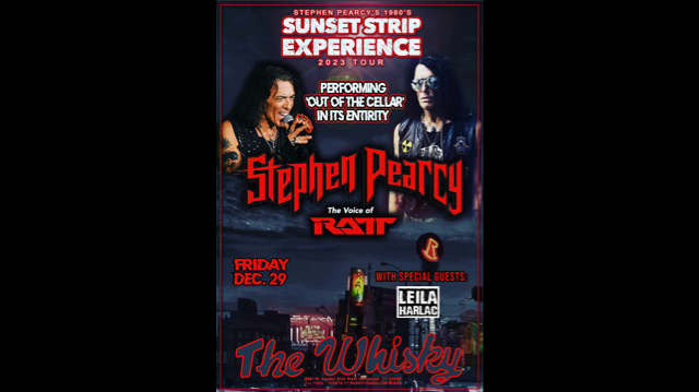 Ratt's Stephen Pearcy Will Rock 'out Of The Cellar' In