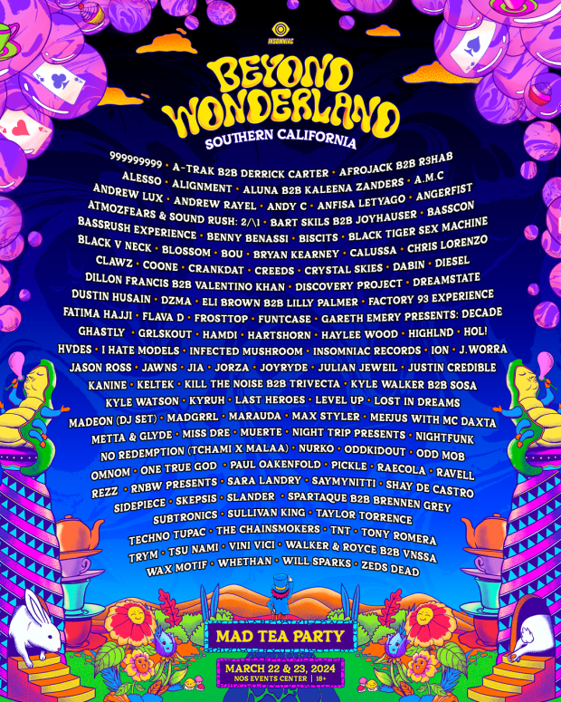 Insomniac Reveals Massive Lineup For Beyond Wonderland 2024 Festival In