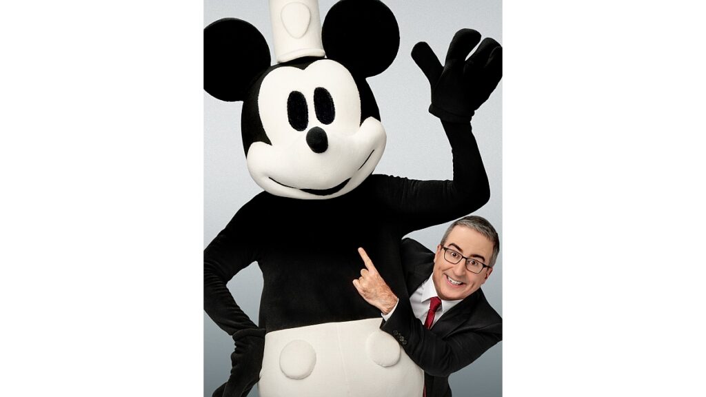 John Oliver Mocks Disney With An Imitation Of Mickey Mouse