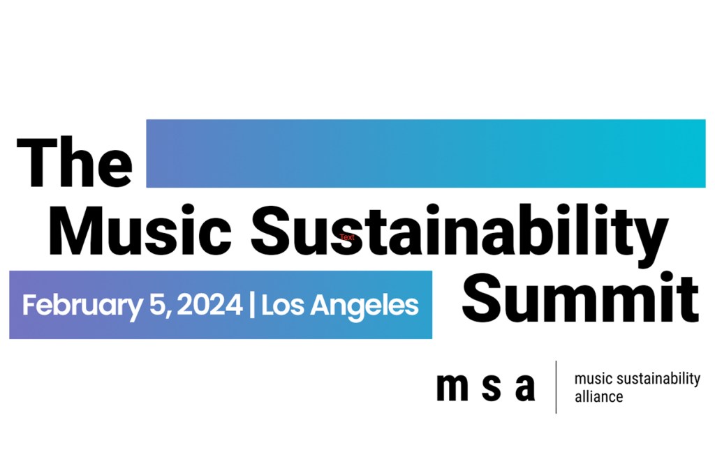 The Music Sustainability Summit Is Moving To A Larger Venue
