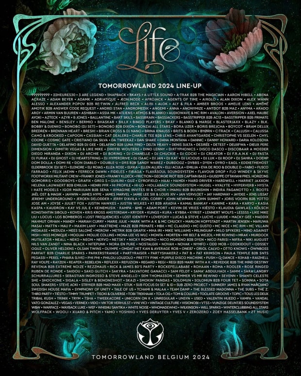 Tomorrowland 20th Anniversary Festival To Feature Alesso, Hardwell, Swedish House