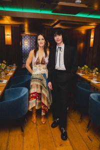 Hannah Karp and Conan Gray at Billboard x Three Generations: The New Nominees Dinner held at The Sun Rose at Pendry West Hollywood on January 30, 2024 in West Hollywood, California.