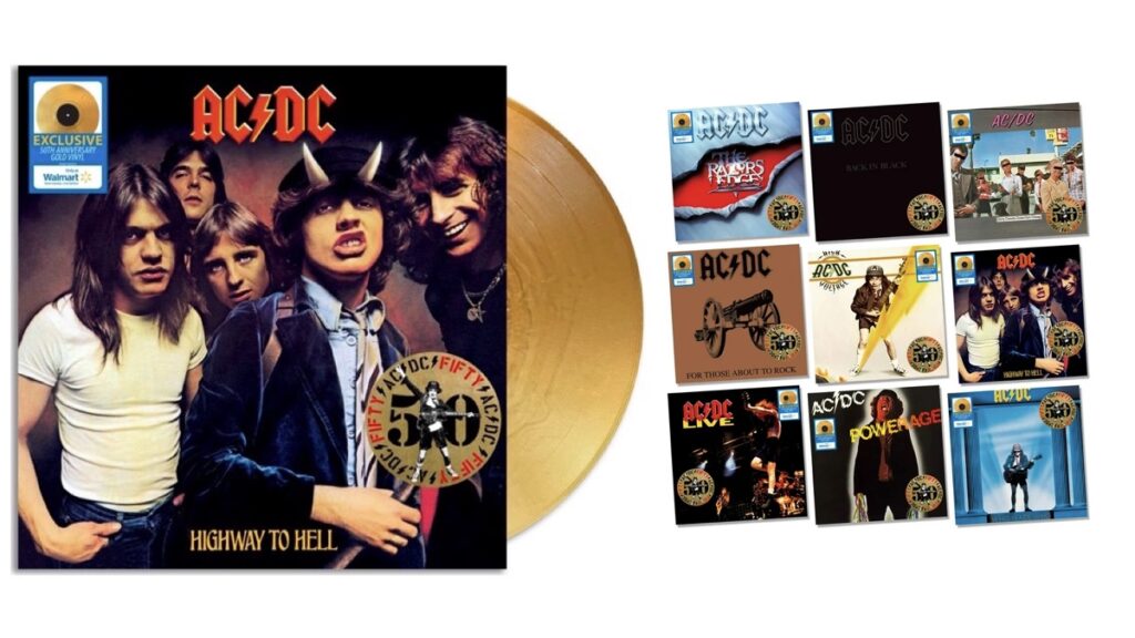 Ac/dc Reissues Classic Albums On Gold Vinyl For Its 50th