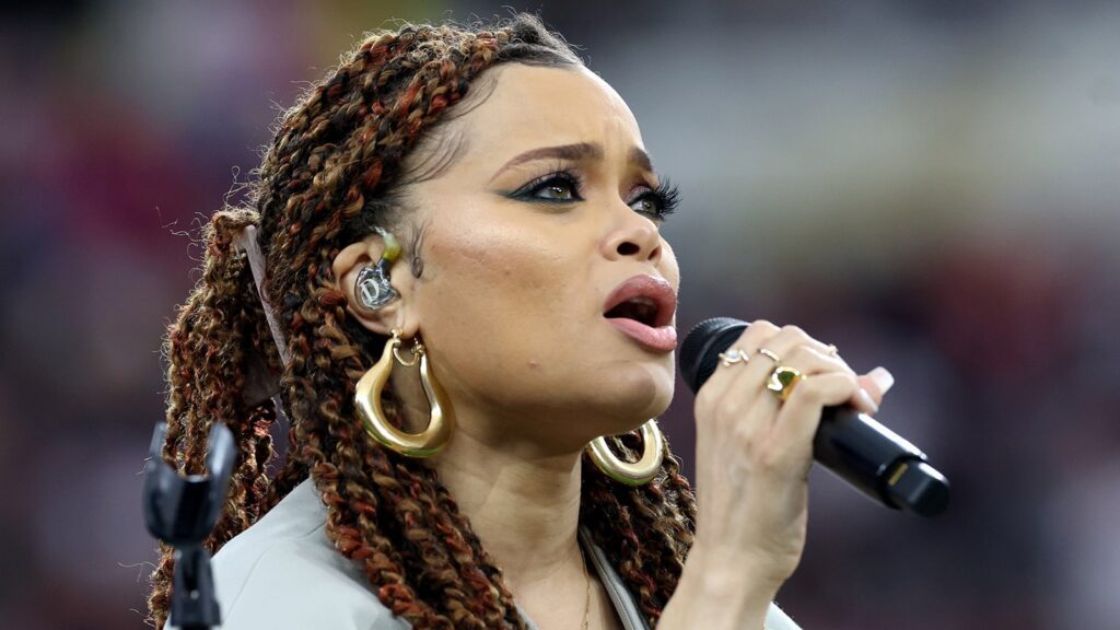 Andra Day Takes The Field To "lift Every Voice And