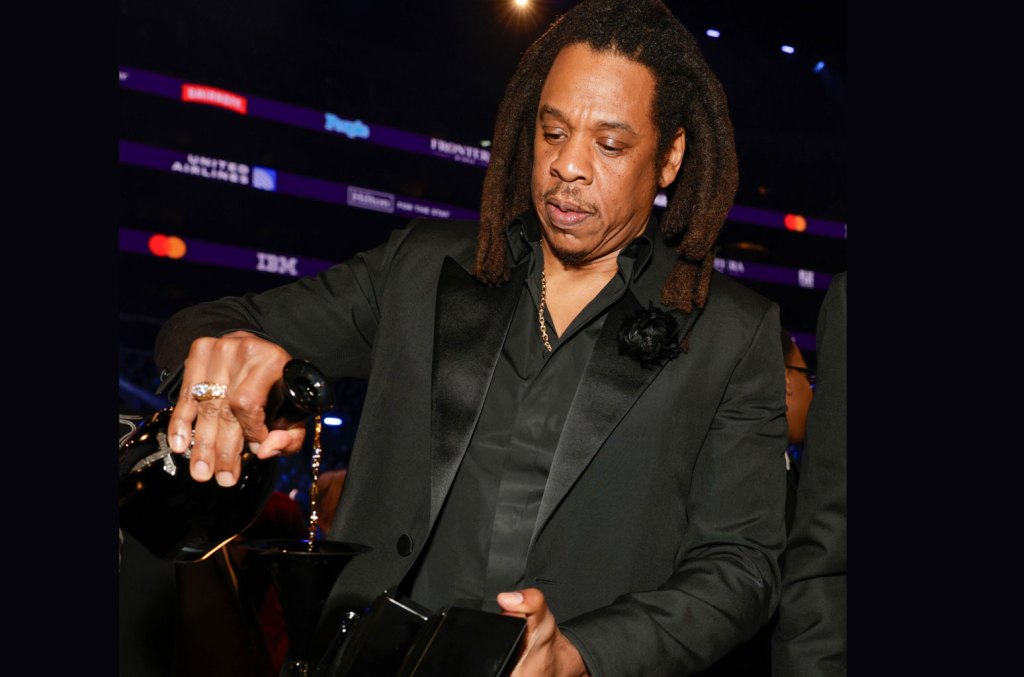 Jay Z Drinks From Grammy Award After Speech Defending Beyoncé: Watch