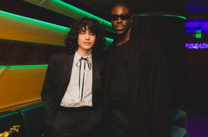 Conan Gray and Moses Sumney at Billboard x Three Generations: The New Nominees Dinner held at The Sun Rose at Pendry West Hollywood on January 30, 2024 in West Hollywood, California.
