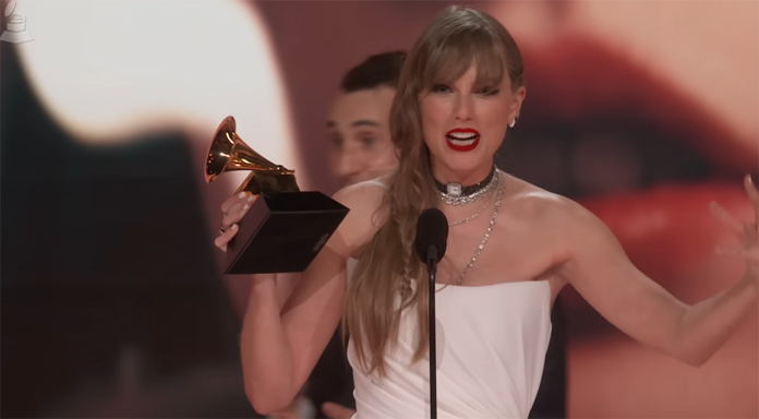 Taylor Swift Wins Historic Fourth Album Of The Year Grammy,