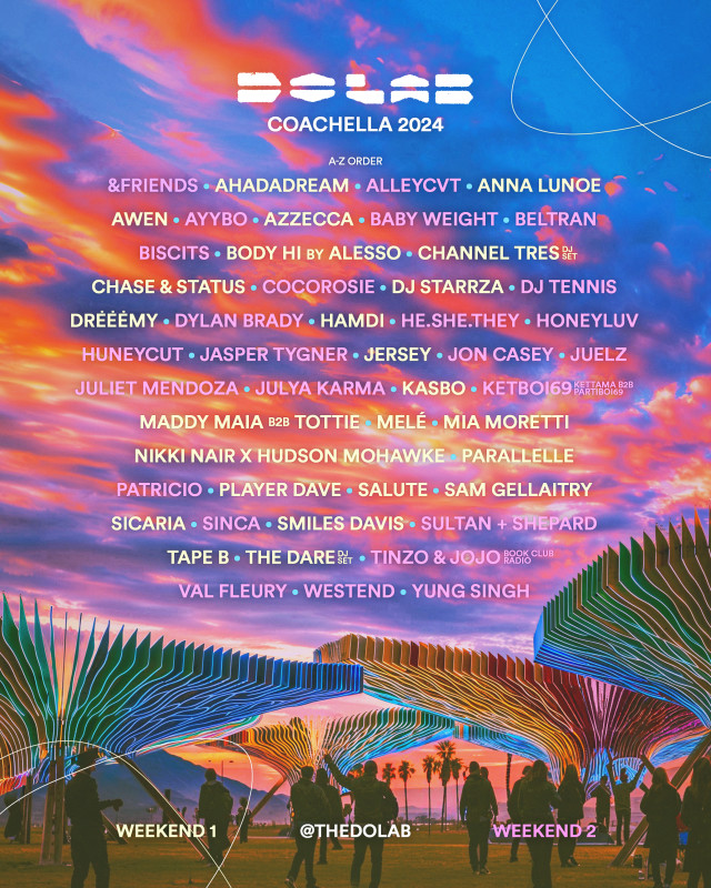 Coachella's Do Lab Reveals Extensive 2024 Lineup With Alesso, Chase