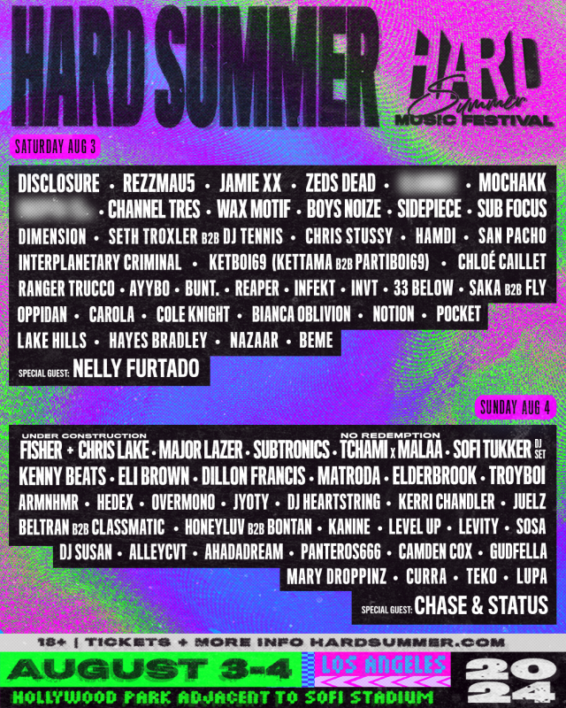 Hard Summer Lineup Revealed: Rezzmau5, Zeds Dead And Subtronics More