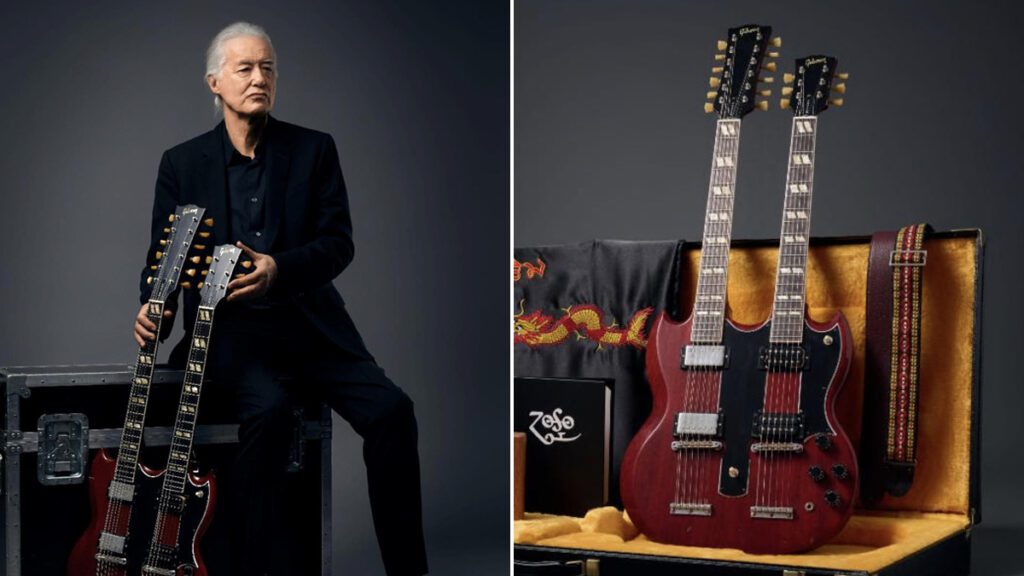 Jimmy Page And Gibson Unveil 1969 Eds 1275 Doubleneck Collector’s Edition