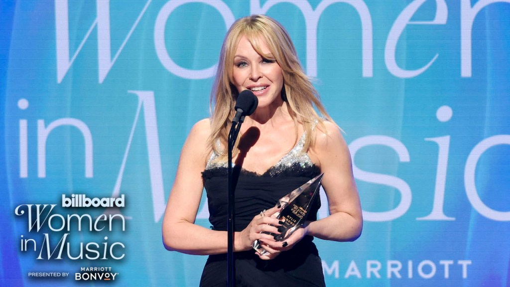 Kylie Minogue Accepts The Icon Award | Billboard Women In