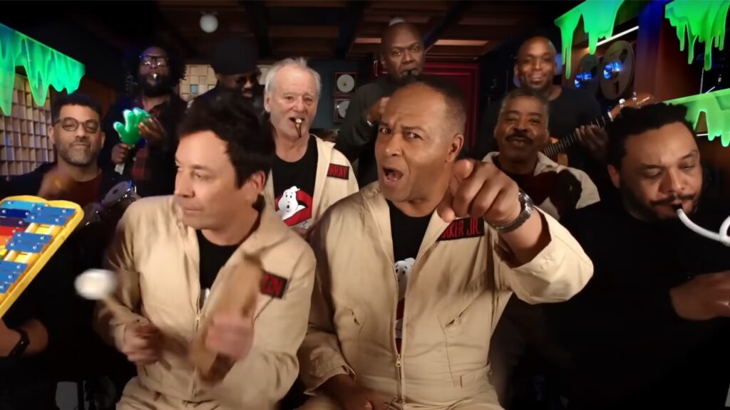 Ray Parker Jr., Bill Murray, And Ernie Hudson Sing Ghostbusters