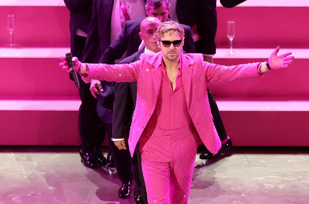 Ryan Gosling Delivers Star Studded Performance Of 'i'm Just Ken' At