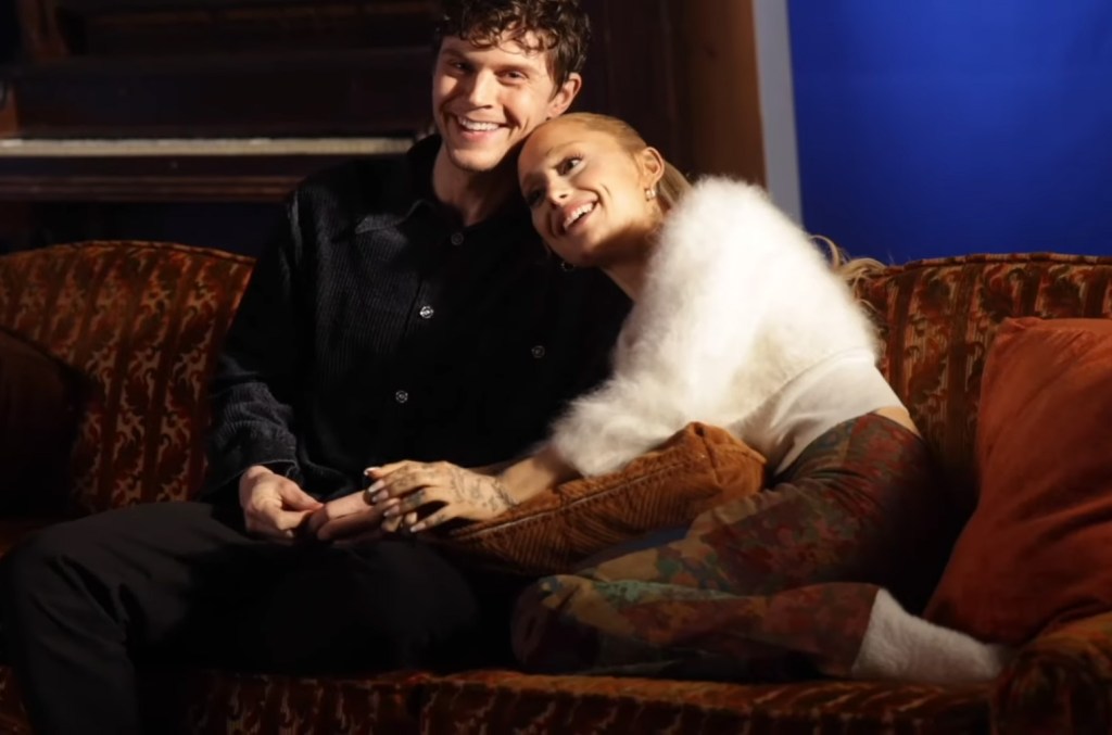 Watch Ariana Grande And Evan Peters Crush While Filming Intimate