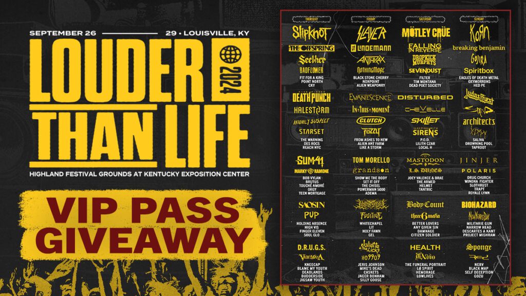 Win Vip Passes To The Louder Than Life 2024 Festival