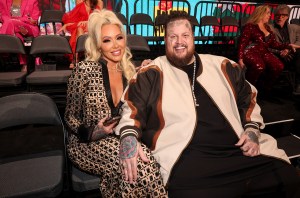 Bunnie XO and Jelly Roll at the 2024 CMT Music Awards held at the Moody Center on April 7, 2024 in Austin, Texas.