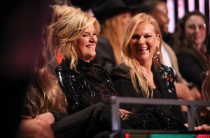 Trisha Yearwood and Beth Bernard at the 2024 CMT Music Awards held at the Moody Center on April 7, 2024 in Austin, Texas.