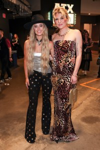 Lainey Wilson and Dasha at the 2024 CMT Music Awards held at the Moody Center on April 7, 2024 in Austin, Texas.