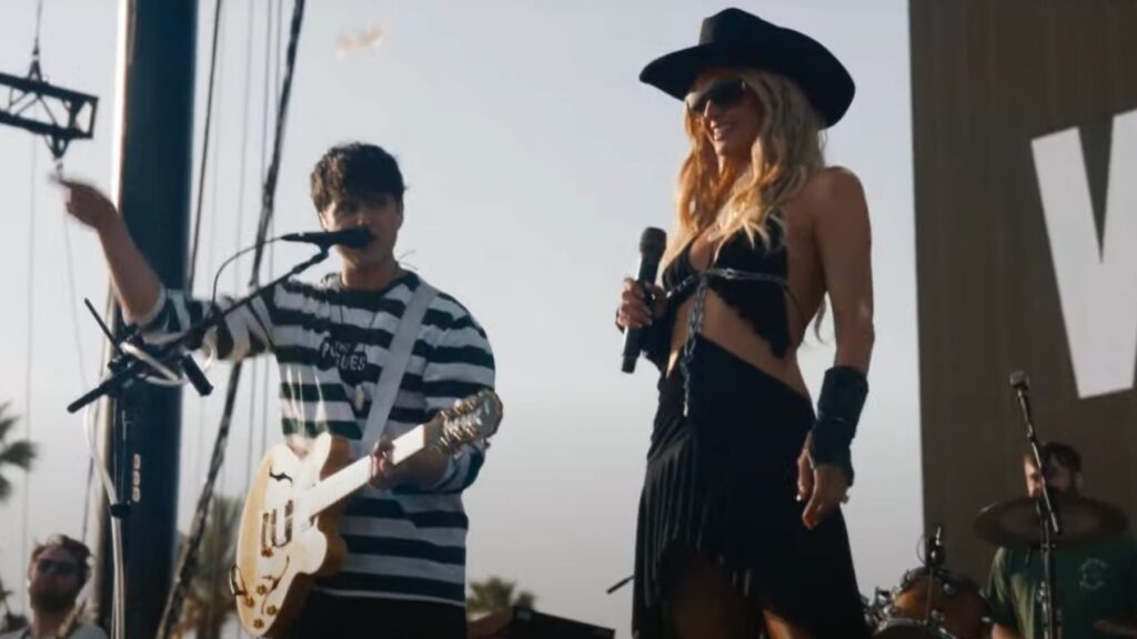 Paris Hilton Crashes Vampire Weekend's Coachella To Be Featured In