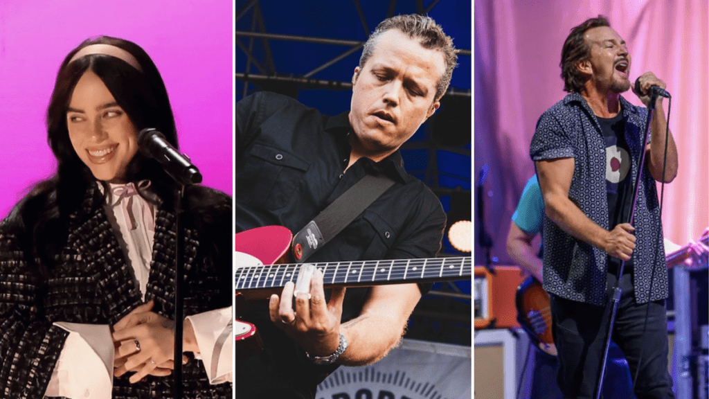 Billie Eilish, Jason Isbell, & Pearl Jam Among 200 Artists