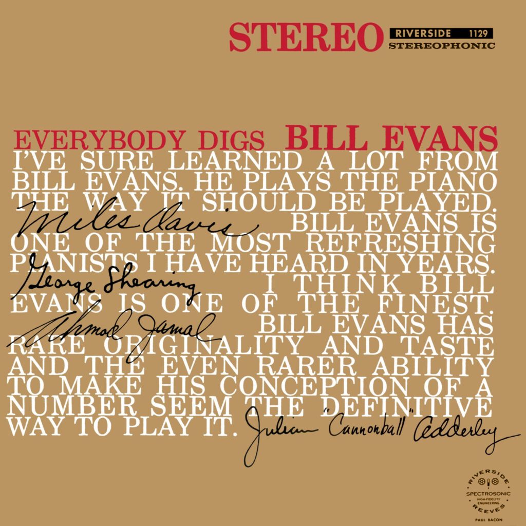 Graded On A Curve: Bill Evans Trio, Everybody Digs Bill