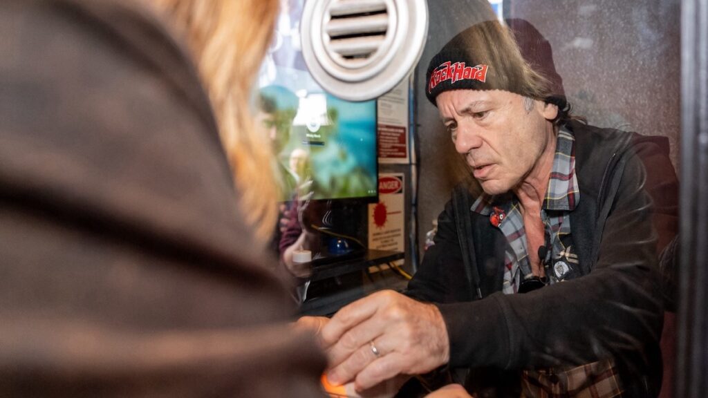 Iron Maiden’s Bruce Dickinson Shows Up At Box Office To