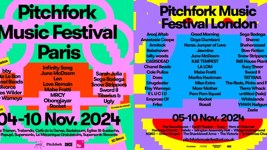Pitchfork London And Paris 2024 Announces First Wave Of Artists