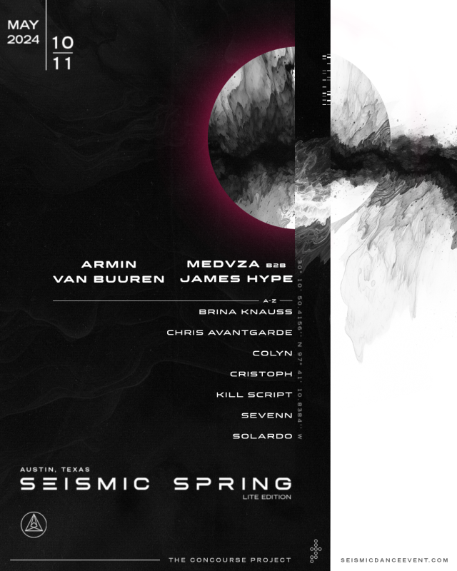 Win Vip Tickets To Seismic Spring Lite 2024 With Armin