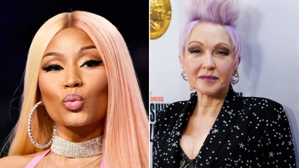 Cyndi Lauper Joins Nicki Minaj For “pink Friday Girls” In