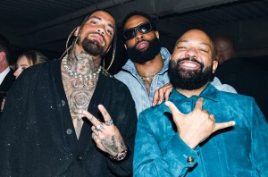 Duke Riley, Odell Beckham Jr., Dion Stewart at the Met Gala Après Met 2 After Party Hosted by Carlos Nazario, Emily Ratajkowski, Francesco Risso, Paloma Elsesser, Raúl López and Renell Medra on May 6, 2024 in New York, NY.