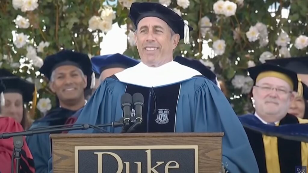 Student Walks Out On Jerry Seinfeld's Duke Commencement Speech