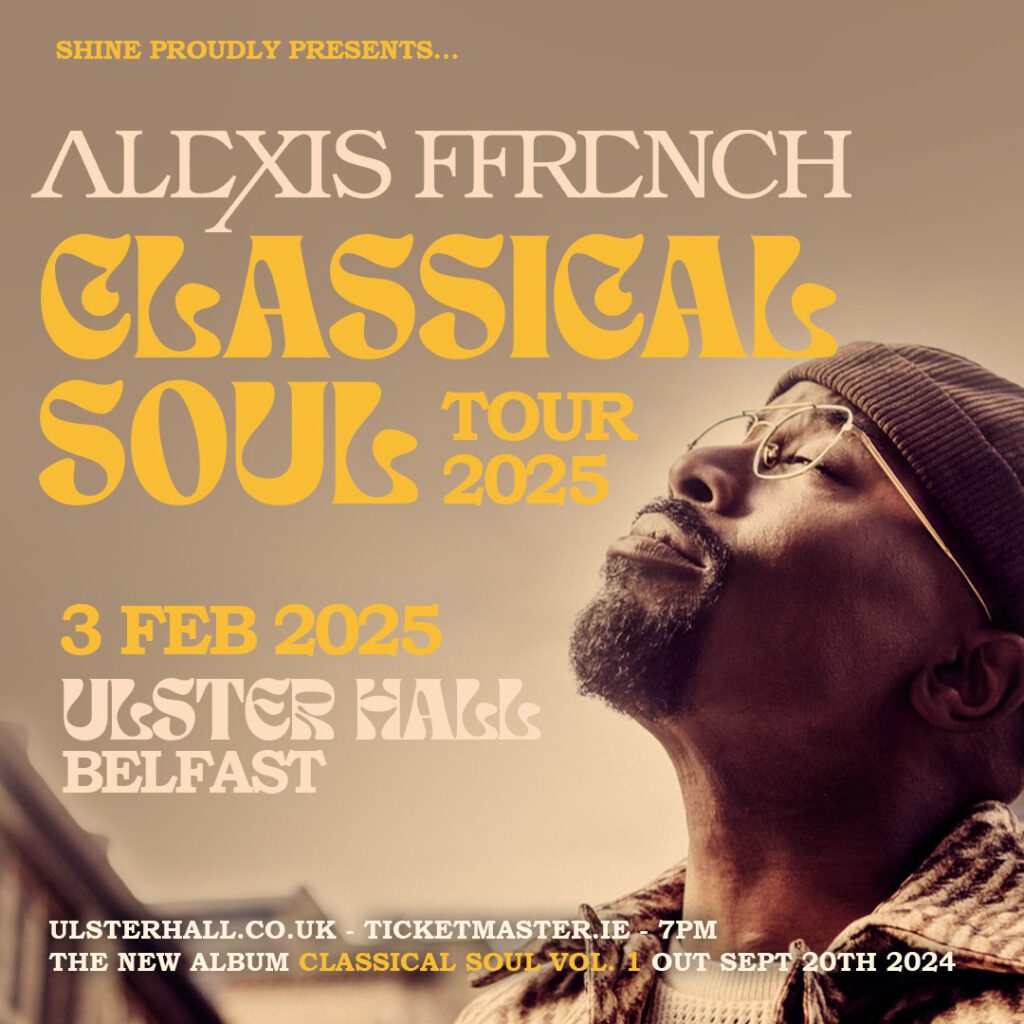 Alexis Ffrench Announces Headline Show At Ulster Hall, Belfast
