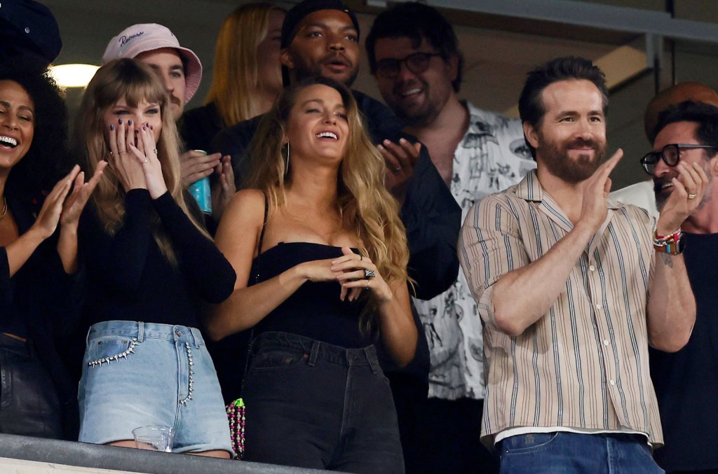 Blake Lively Kisses Ryan Reynolds As Taylor Swift Performs 'lover'