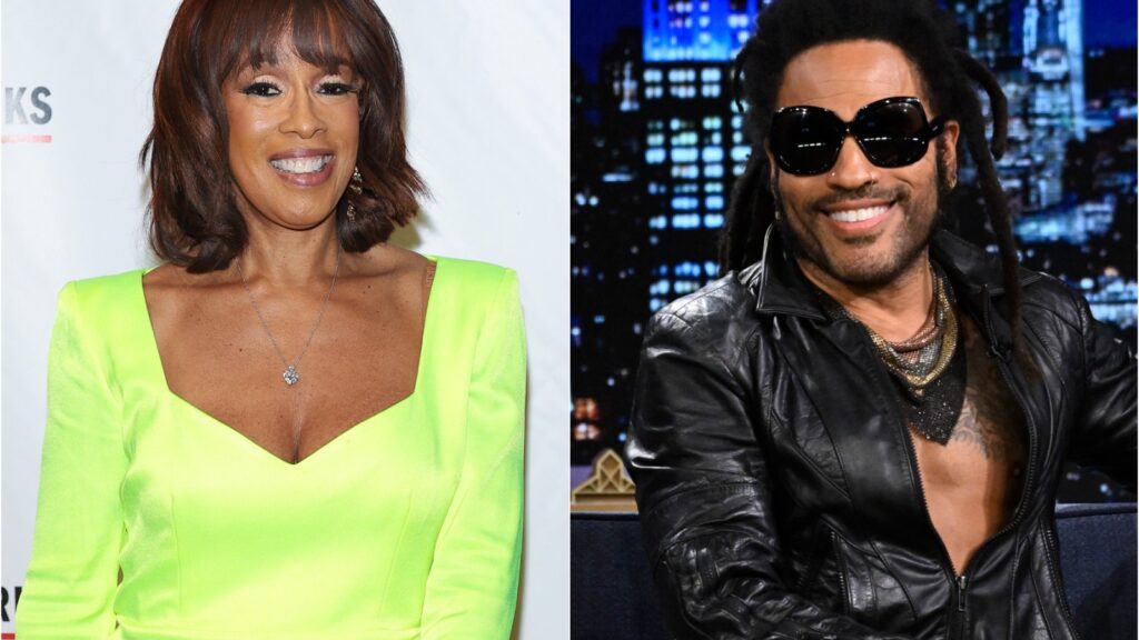 Lenny Kravitz Gets Rizzed Up By Gayle King In Viral