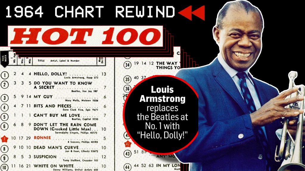 Louis Armstrong's 'hello Dolly' Dethrones The Beatles' 'can't Buy Me