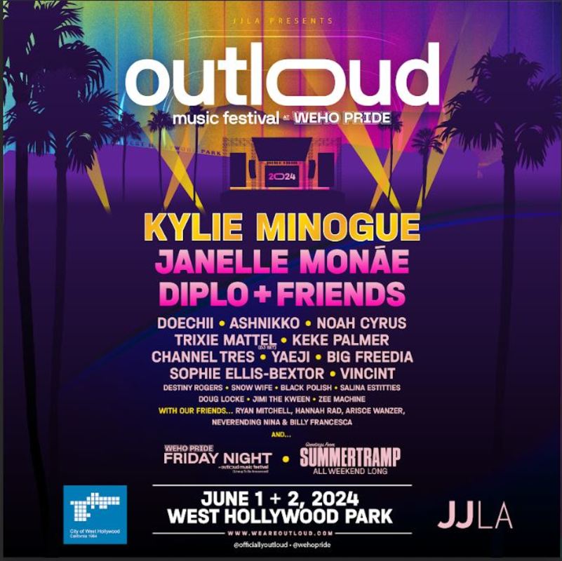 Weho Pride's Outloud Music Festival To Feature Diplo, Purple Disco