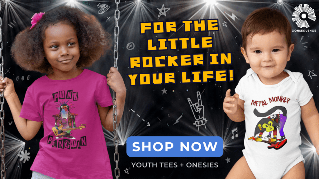 Youth T Shirts And Baby Rompers “punk Penguin” And “metal Monkey”