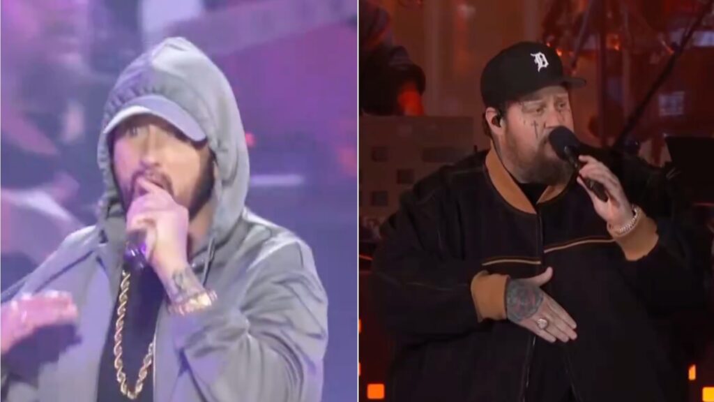 Eminem Premieres “houdini” And Performs “sing For The Moment” With