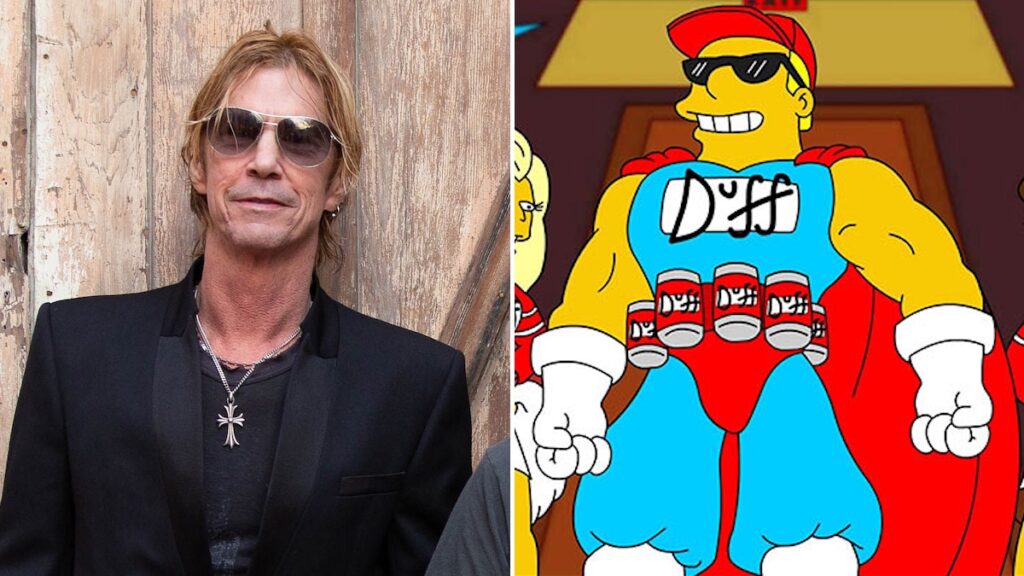 Simpsons Writer Refutes Duff Mckagan's Claim That Duff Beer Is