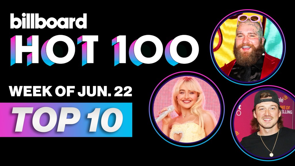 Billboard Hot 100 Top 10 Countdown For June 22, 2024