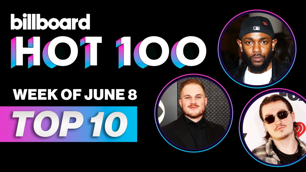 Billboard Hot 100 Top 10 Countdown For June 8, 2024