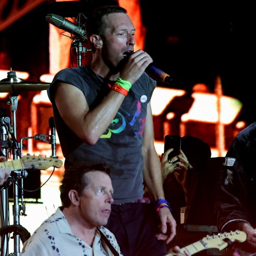 Coldplay Bring Michael J. Fox On Stage For Glastonbury Headline