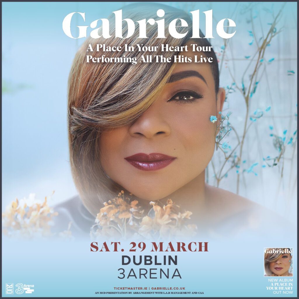 Gabrielle Announces Headline Show At 3arena Dublin On Saturday 29