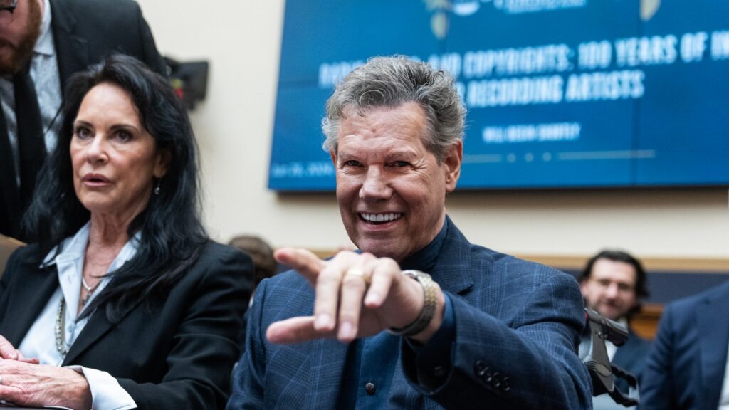 Randy Travis Appears Before Congress To Support The American Music