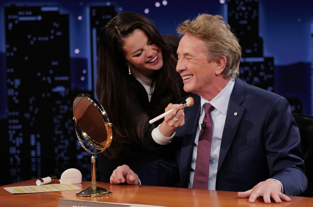 Selena Gomez Gives 'only Murders' Co Star Martin Short A Mini