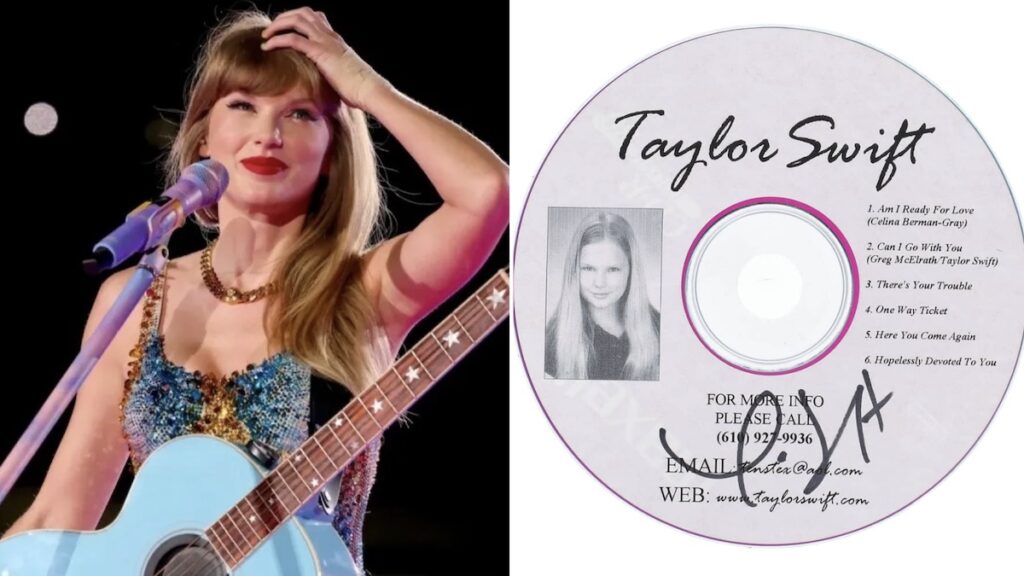 Signed, Self Produced Cd Of Early Taylor Swift Recordings Sells For