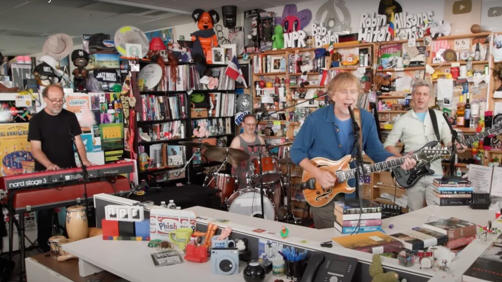 Phish Jam Prepares Its First Npr Tiny Desk Concert: Watch