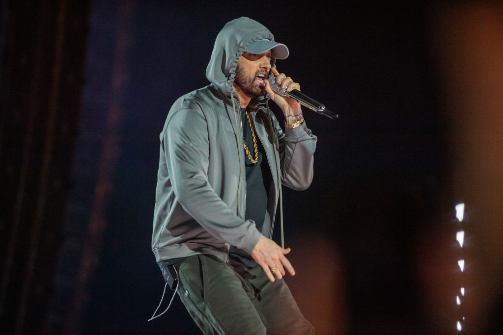 Eminem, Big Sean And Babytron Play For Detroit In The