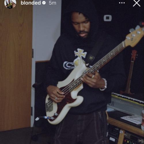 Frank Ocean Shares Studio Snap, Is New Music On The